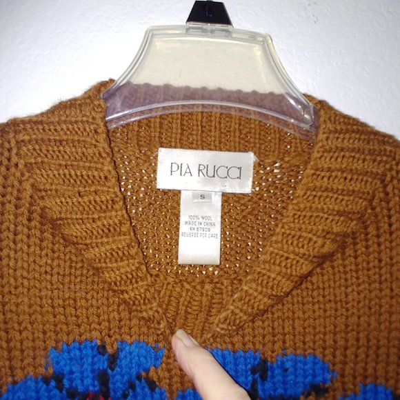 Pia Rucci Wool Sweater size S - Picture 2 of 3